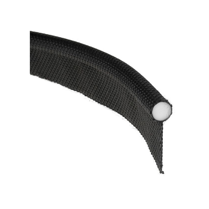 Profile noir en PVC pour gliessière