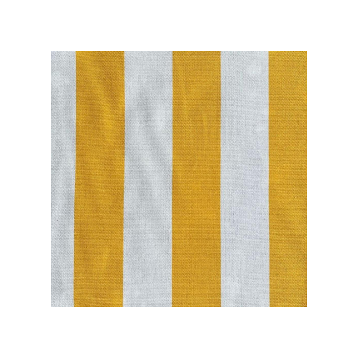 Rouleau de 3 mètres - tissu acrylique rayé pour coussins extérieurs - jaune