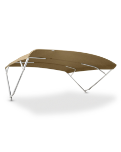 Toldo Bimini MAJESTIC 4 arcos - Tubo de acero inoxidable 316L Ø 40mm - Altezza 140cm - Larghezza 245cm, 5528 - Toast