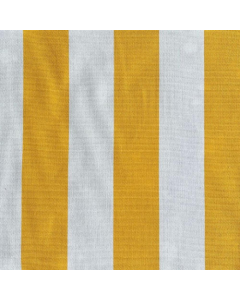 Rouleau de 3 mètres - tissu acrylique rayé pour coussins extérieurs - jaune