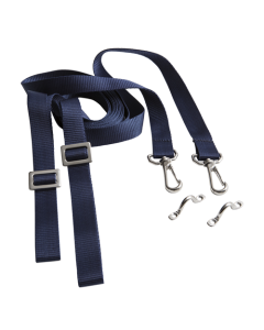 Pair of blue cord straps - 25mm - 25mm, Blu