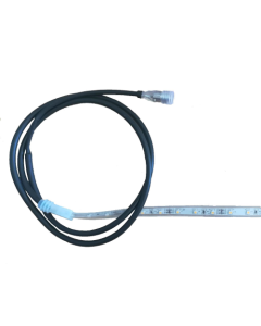 1,0 m STRIP LED waterproof luce fredda + 1 m cavo e connettore IP femmina